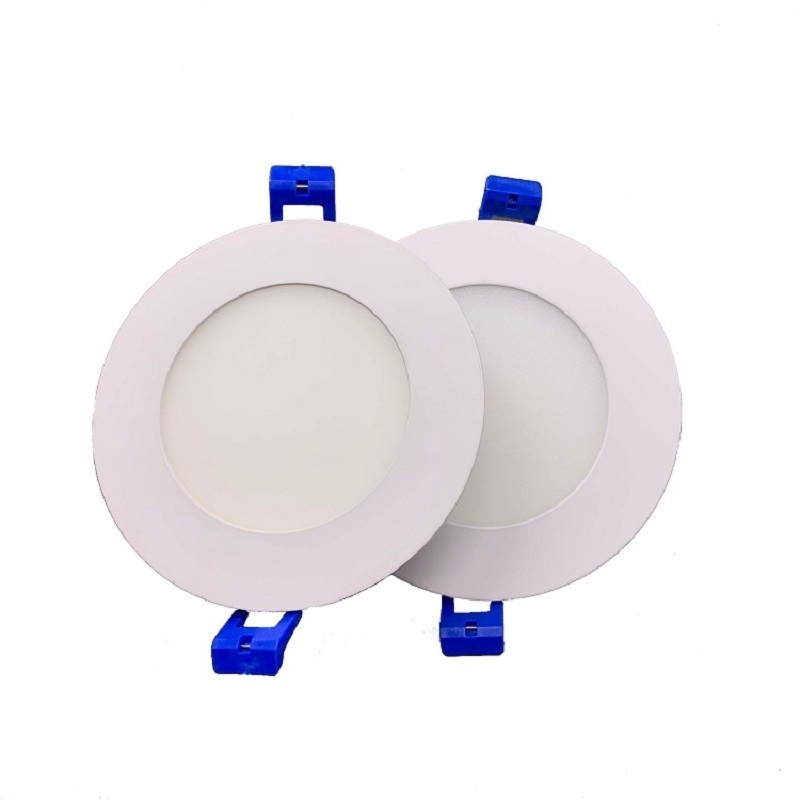 ETL Energy Star Low-glared Round 9W edge-lit LED slim panel wafer down light with 4 Inch Recessed Low Profile Dimmable