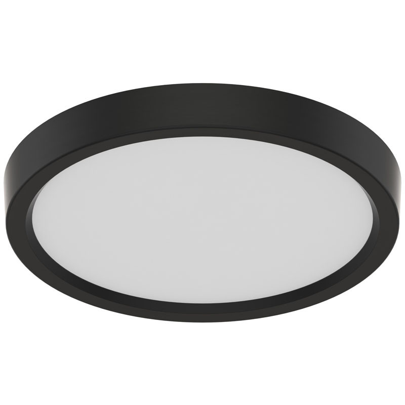 LED 5 Inch Field Selectable 5CCT Slimform LED Surface Mount Disc Light Flat Round Panel Ceiling Light Wet Rated ETL