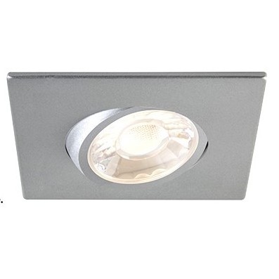 4'' Square COB Recessed 11W White Fixtures Gimbal Slim LED Downlight CRI90 with Junction Box for Wet Location ETL