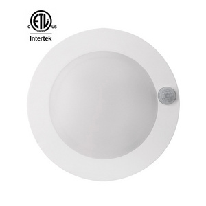 ETL 6 Inch Surface Mount Ceiling Disk Light 120VAC 10 Watts 800Lm CRI80+ 5000K Daylight White LED Motion Sensor Closet Light