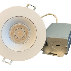 ETL 3.5" LED Regessed Recessed Downlight w remote J-Box, IC, Air Tight, Dimmable, Round, Square, Fixed/Gimbal, Wet Location