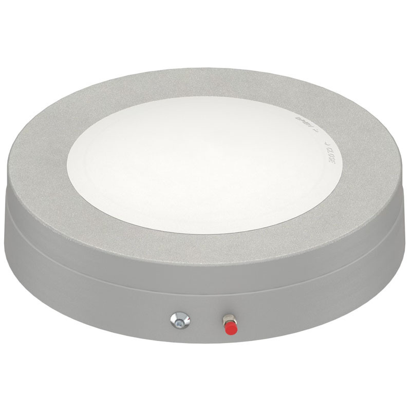 Dimmable Flush Mount Emergency Ceiling Light Flat 6 Inch Disc Style Battery Backup Selectable 120-277V ETL