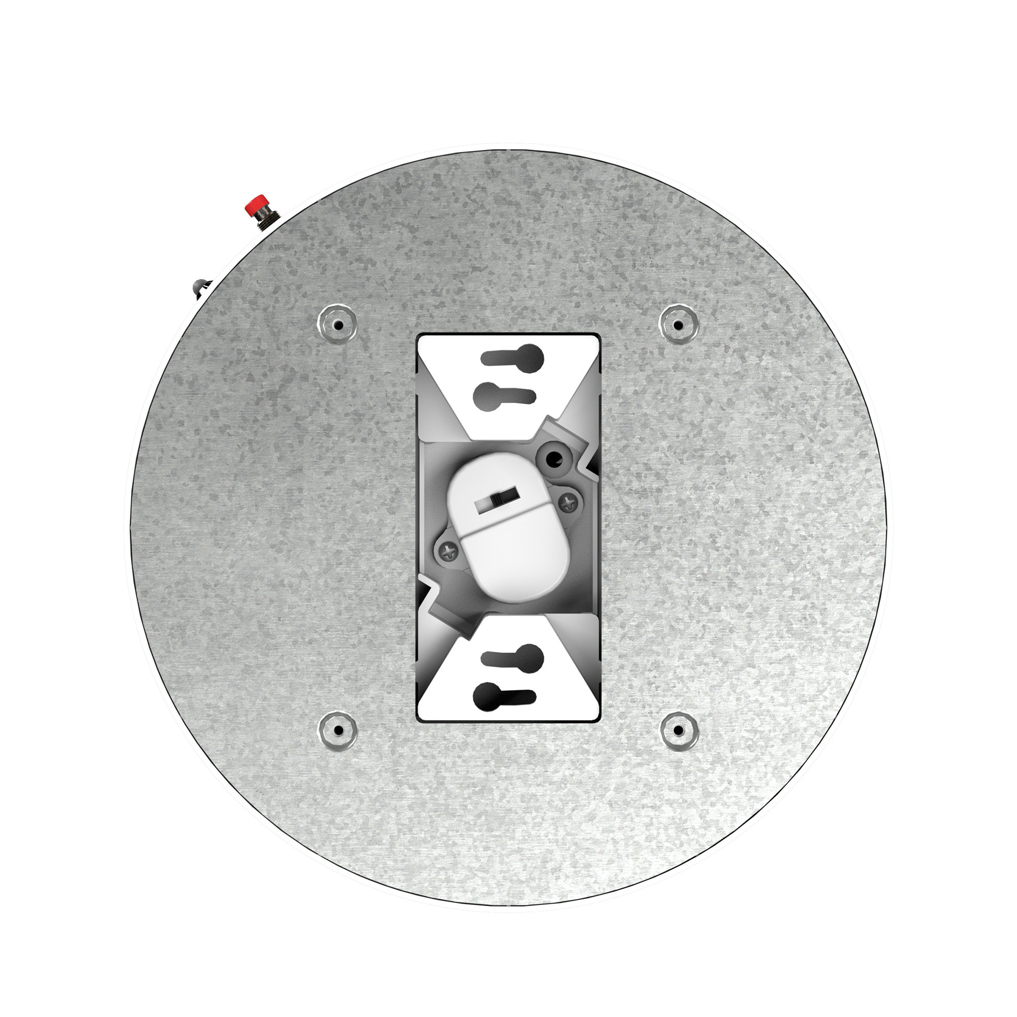 Surface Mount Emergency Battery Backup Disk Light of 6 Inch Dimmable 120-277V 5CCT Selectable ETL