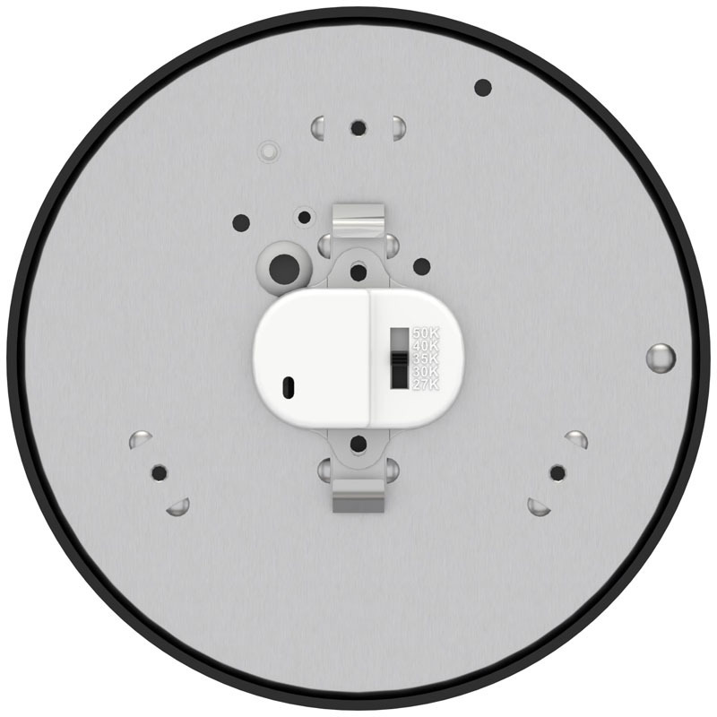 LED 5 Inch Field Selectable 5CCT Slimform LED Surface Mount Disc Light Flat Round Panel Ceiling Light Wet Rated ETL