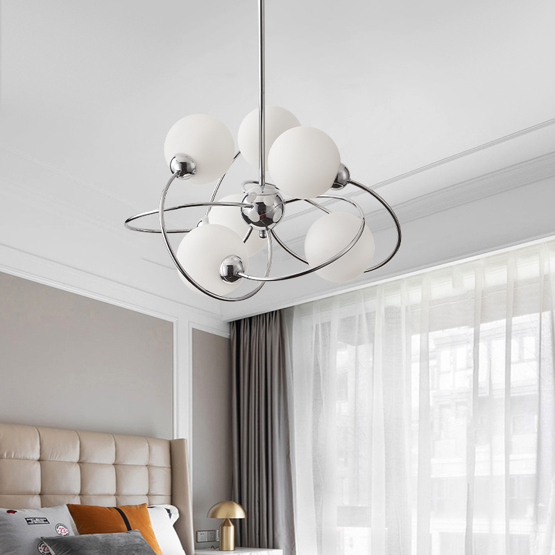 Cafe Home Adjustable Ball Hanging Lamp Dining Room Lighting Fixtures Magic Beans Chandeliers LED For Living Room