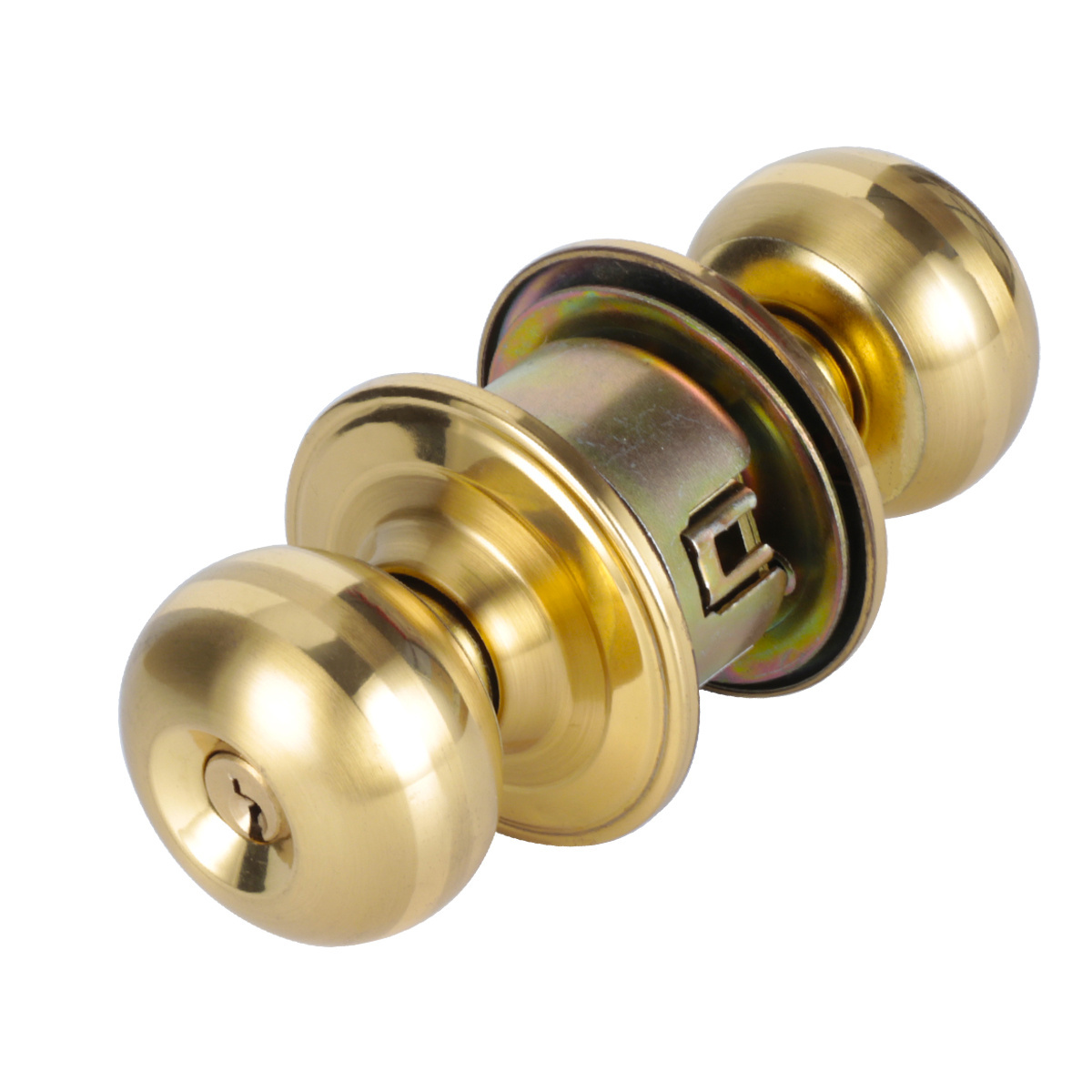 5791SB for hotel door hardware locks and handle portable gold stable door knob lock set brass ball locks