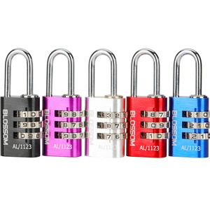 AL11 20MM 3 Digit Password Pad Lock Code Outdoor Travel Luggage Padlocks Cabinet Bags Cases Aluminum Combination Digital Padlock