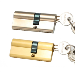 30mm + 40mm Blossom 70mm Customized An-drill Mortise Solid Brass Door Cylinder Lock With Master Keys Lock Cylinder