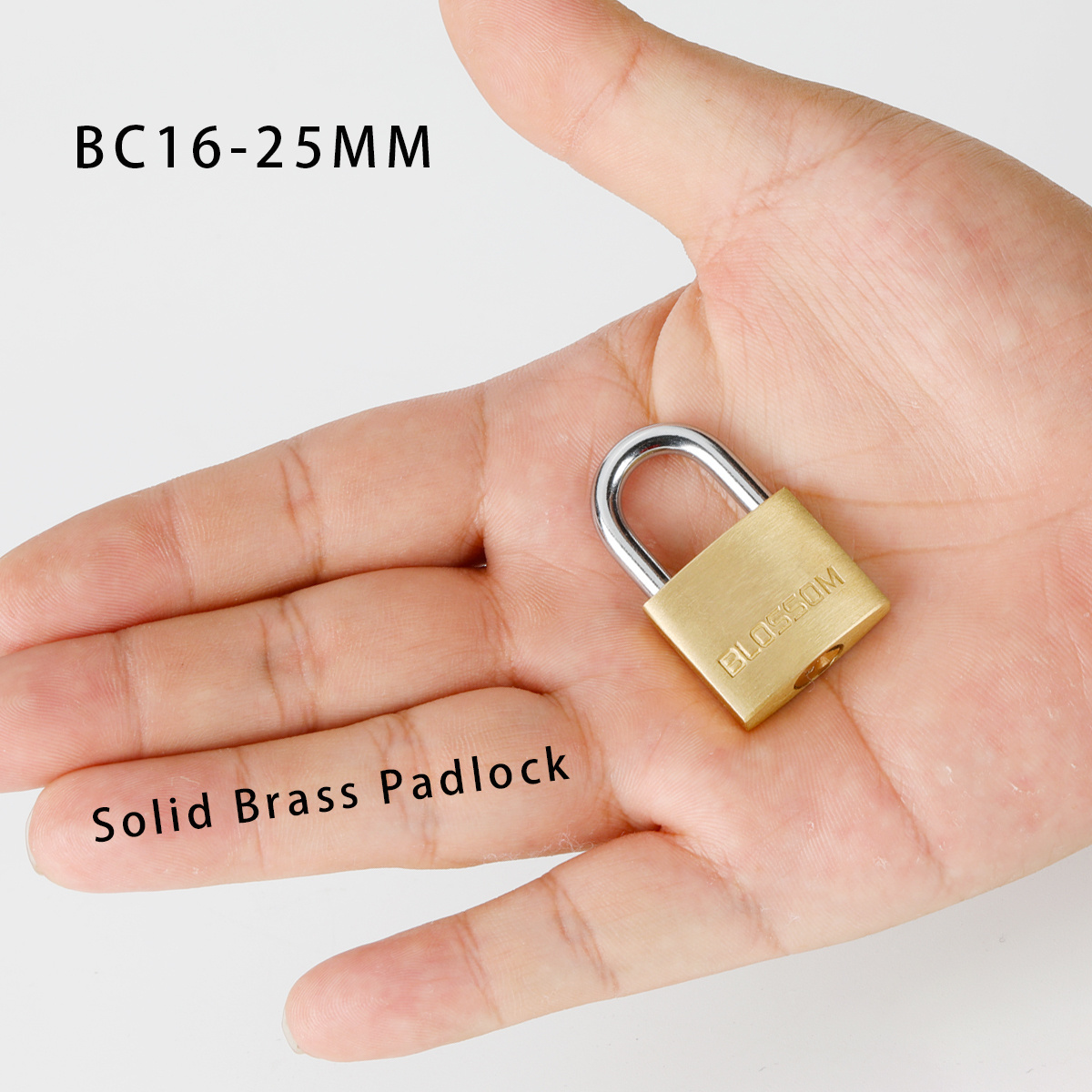 BC16 25mm Customized Padlock Manufacturer Padlocks Cheap Pad Lock With Key High Quality Shackle Keyed Alike Brass Padlock