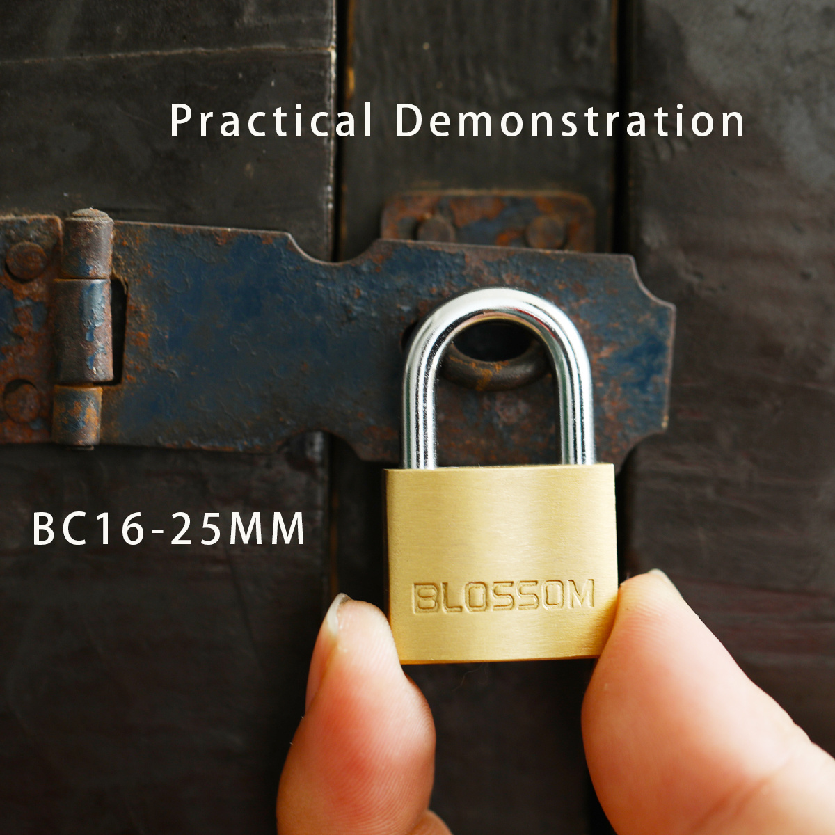 BC16 25mm Customized Padlock Manufacturer Padlocks Cheap Pad Lock With Key High Quality Shackle Keyed Alike Brass Padlock