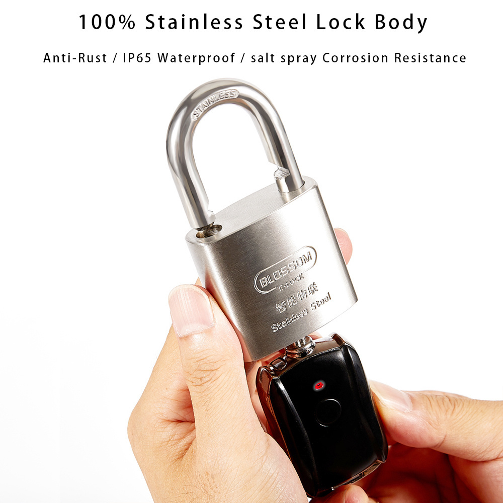 Telecom base station logistic padlock Standalone Electronic Locks Remote Control Software Passive Padlock