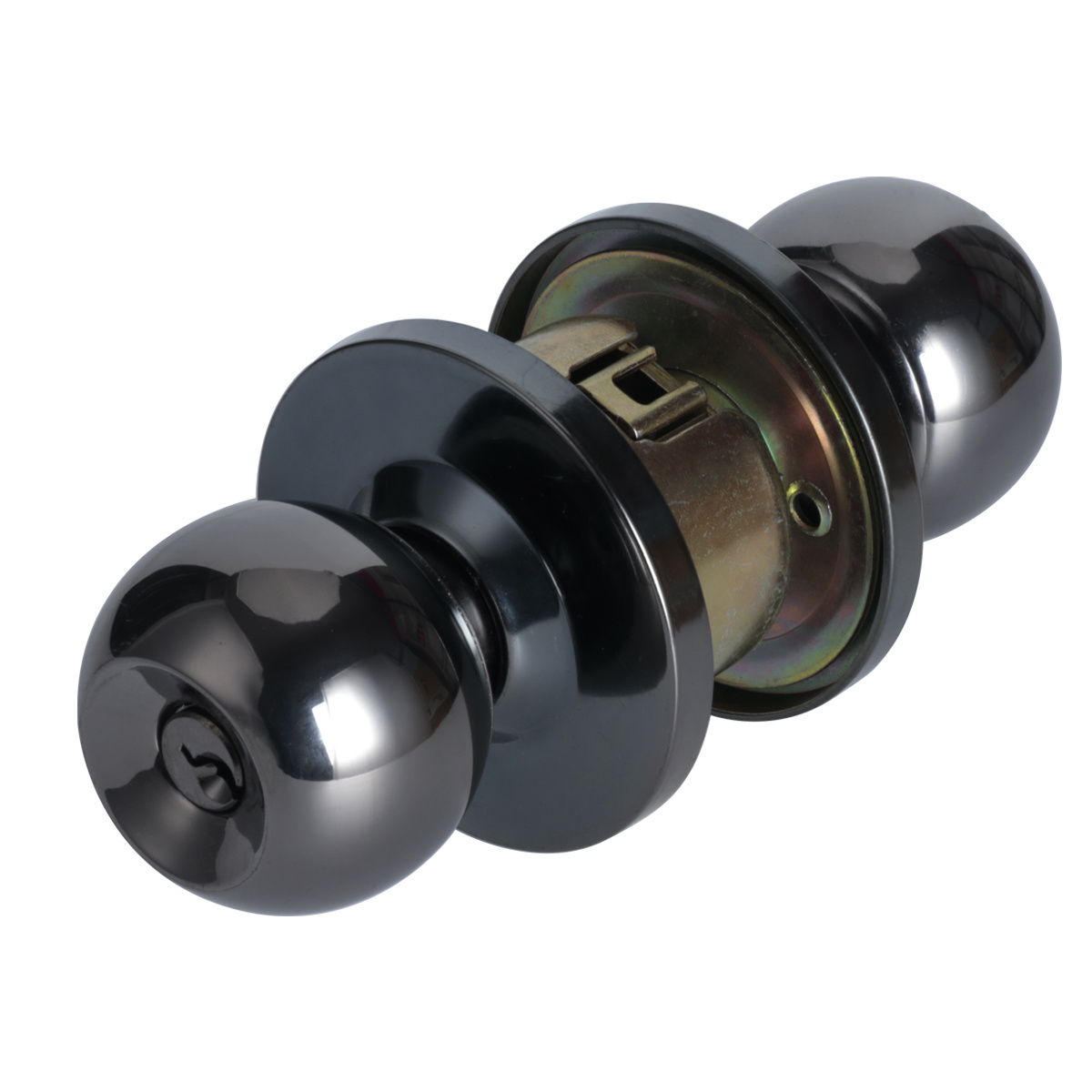 MH587BN cheap entry internal door lock china door tubular mortice lock body door knob latch matte black ball lock set