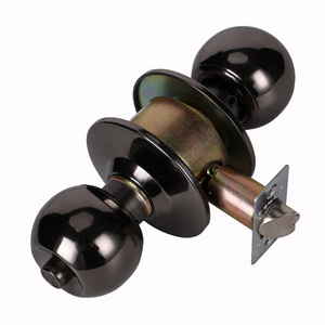 MH587BN cheap entry internal door lock china door tubular mortice lock body door knob latch matte black ball lock set