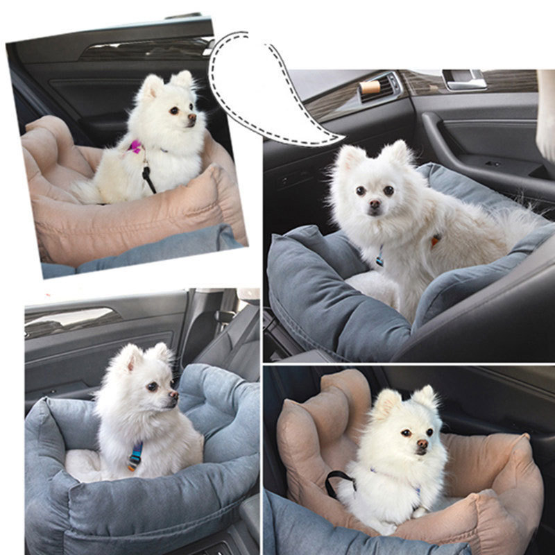 Car Seat for Small and Medium Cats and Dogs Comfortable and Portable Booster Dog Seat