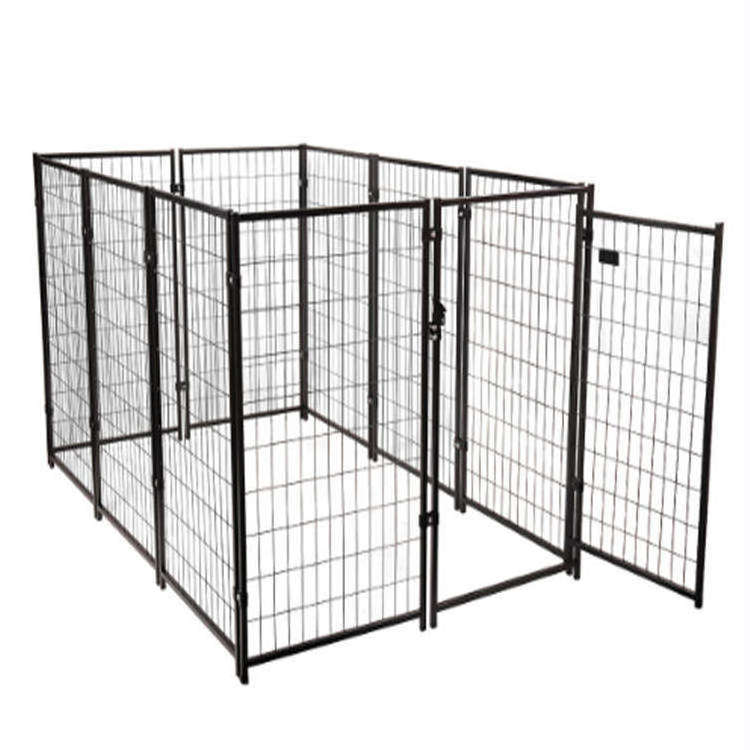 Large Outdoor Portable Dog Kennels Galvanized Steel Dog Fence House Wire Mesh Dog Cage Pet Crate