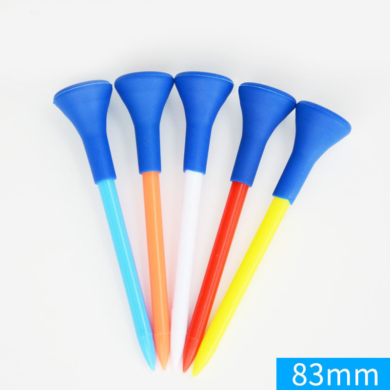 High quality Logo printed plastic and rubber Golf Tee Custom Golf Tees