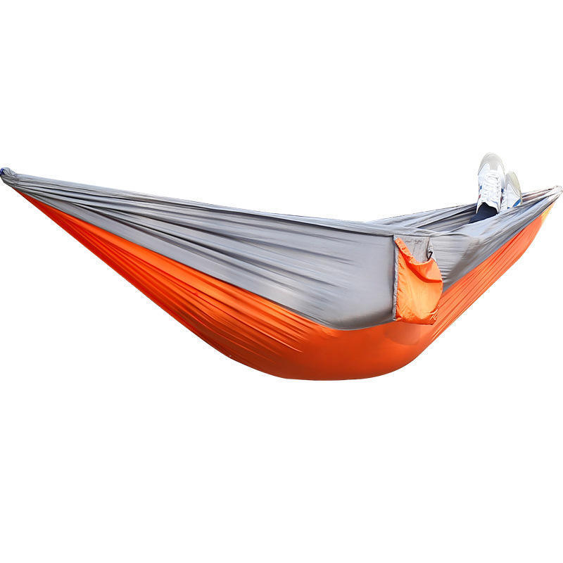 Outdoor Portable Ripstop Nylon Camping Hammock With Tree Straps For Travel