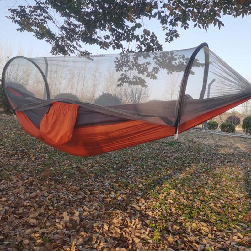 New Automatic Quick Opening Mosquito Net Hammock Outdoor Camping Hammock Chair Mosquito Prevention Hammock