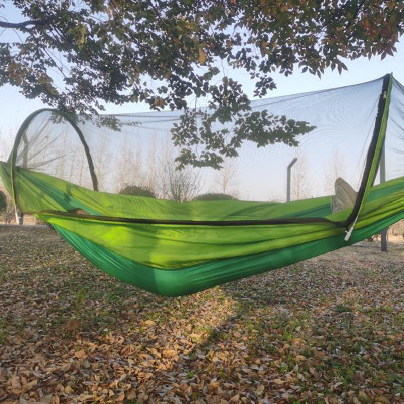 New Automatic Quick Opening Mosquito Net Hammock Outdoor Camping Hammock Chair Mosquito Prevention Hammock