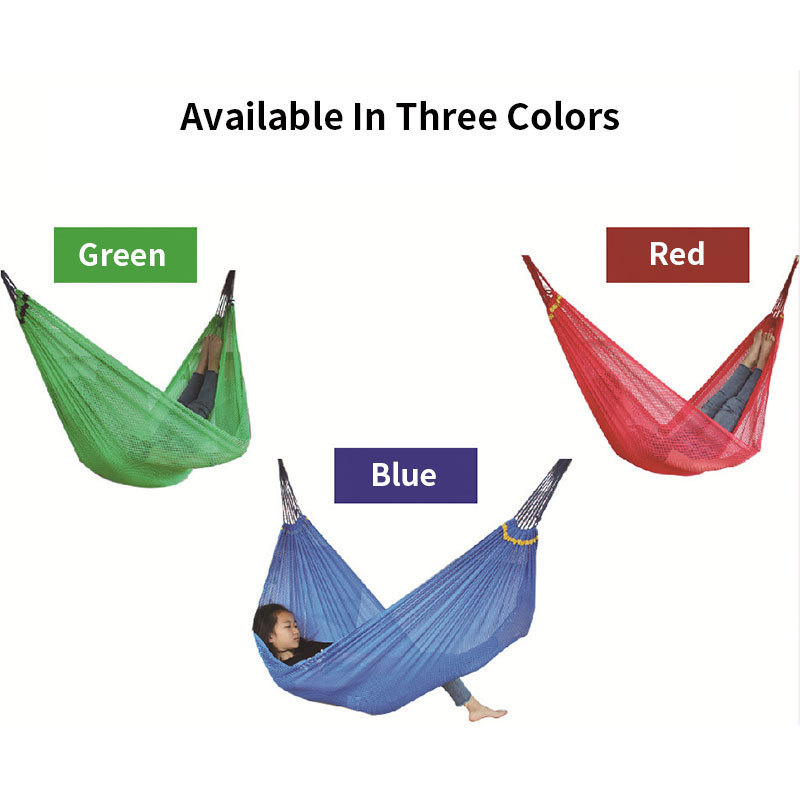 Ice Wire Mesh Hammock Outdoor Breathable Indoor Household Adult Single Child Swing Ice Wire Mesh Bed Widened Version