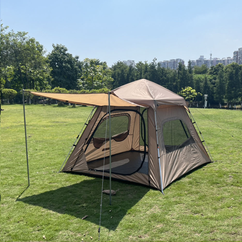 Big Outdoor Camping Family Tent Sunshade Portable Aluminum Pole Zelt Rainproof Pergola Canopy