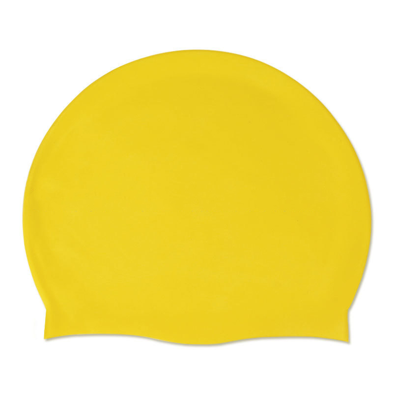 Adult Junior Kids Waterproof Hat Silicone Dome Professional College Swim Caps