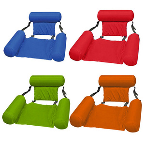 Outdoor Swimming Pool Foldable Chair Pvc Inflatable Chairs Floating Air Water Hammock Lounge Chair