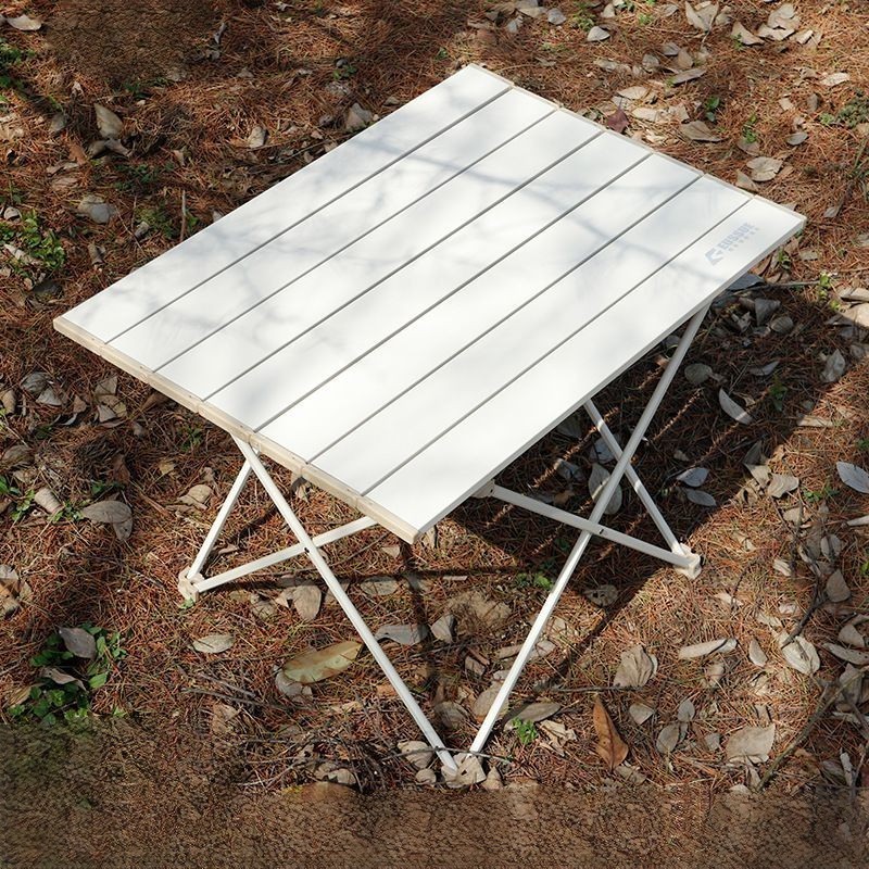 Camping Portable Pool Outdoor Folding Picnic Table Ultra-Light Aluminum Alloy Egg Roll Table Folding Tables