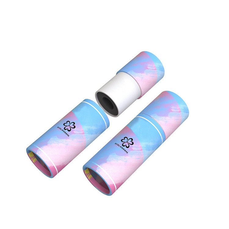 Biodegradable essential oil bottles child proof  paper tubes cartridge packaging