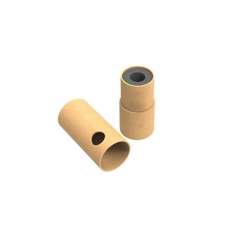 Biodegradable essential oil bottles child proof  paper tubes cartridge packaging