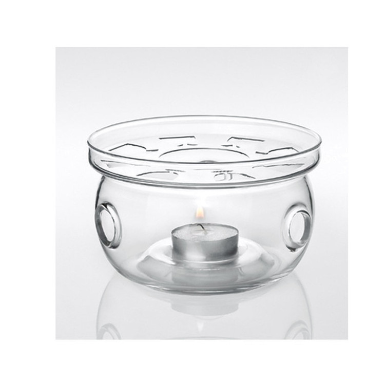 New Hot Sale Fire Resistant Glass Tea Set Candle Coffee Tea Mug Light Wax Warmer for Glass Pot