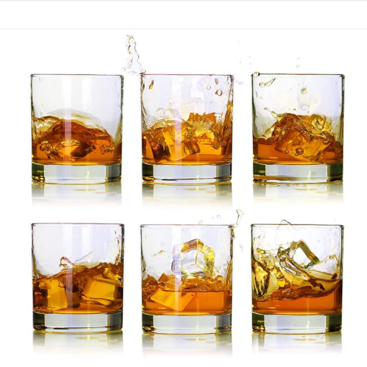 Top Selling Sellers Fathers Day Clear Custom Bar Liquor whiskey Drinking glasses Set Glass Tumbler Mug Cup Set Glassware