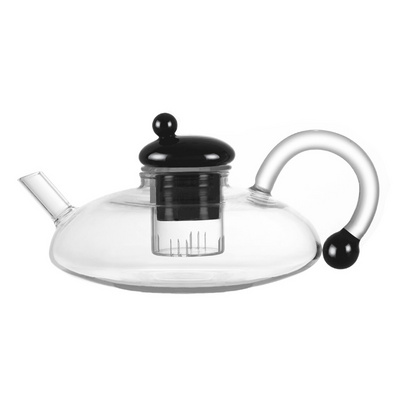 Modern Luxury Afternoon Tea Set Transparent Borosilicate Glass Coffee Tea Pot Maker with Glass Cup Kettle and Teapots