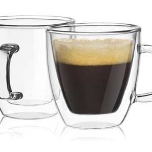 Double Wall Insulated Borosilicate Glasses Glass Coffee Glass Tea Cup