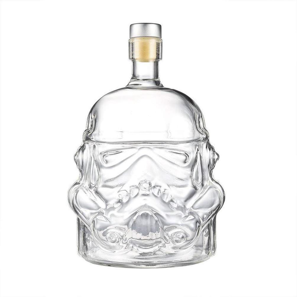 Transparent Creative Helmet Heat-resistance Storm Trooper Awakens Wars 650ml Decanter  for Whisky Beer Brandy Liquor