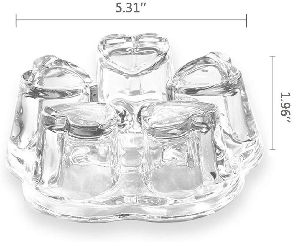 New Hot Sale Fire Resistant Glass Tea Set Candle Coffee Tea Mug Light Wax Warmer for Glass Pot