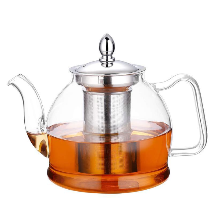 Glass Teapot with Removable Infuser Stovetop Safe Tea Kettle Blooming Loose Leaf Tea Maker Set