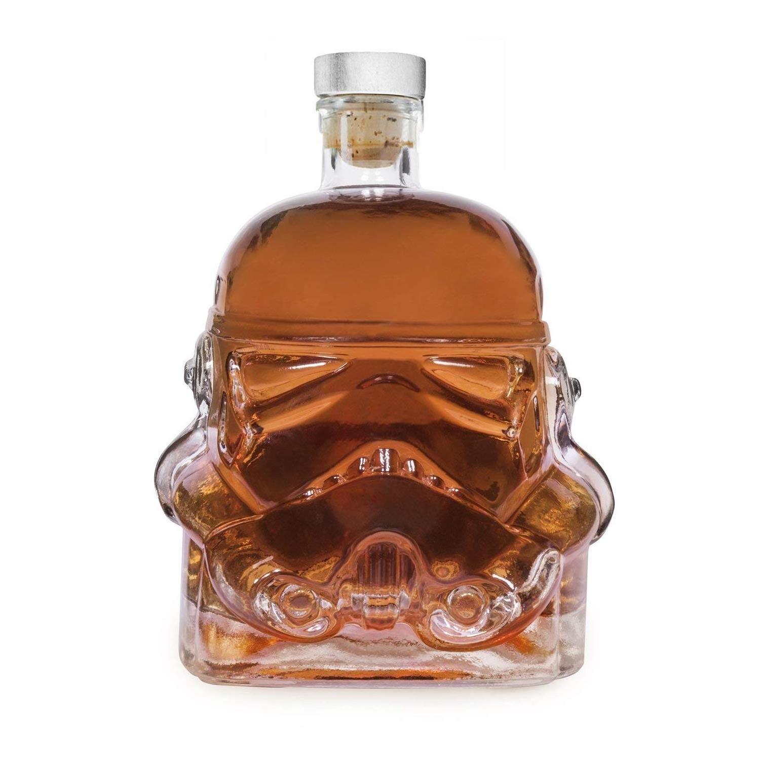 Transparent Creative Helmet Heat-resistance Storm Trooper Awakens Wars 650ml Decanter  for Whisky Beer Brandy Liquor