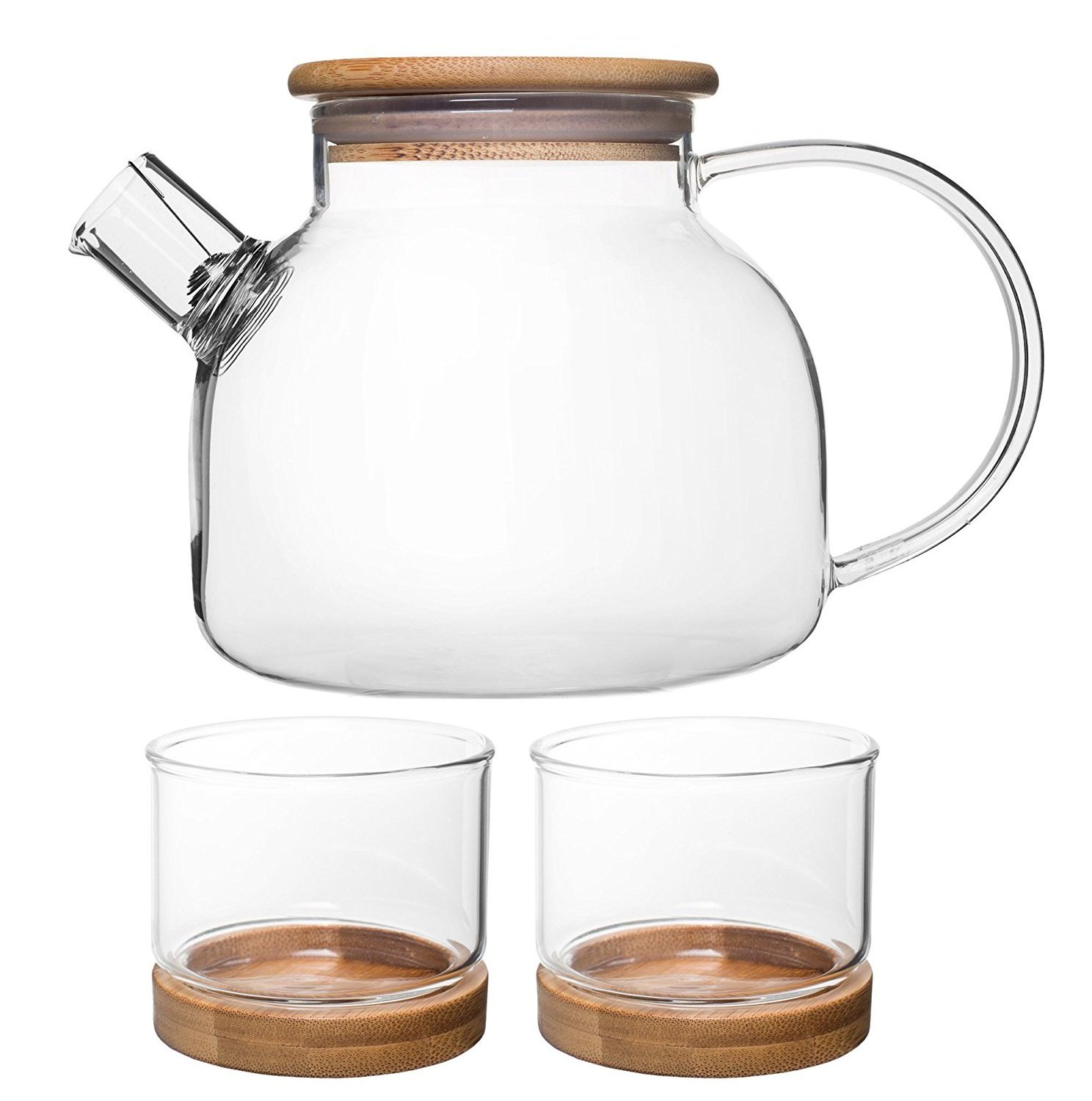 Clear Luxury Afternoon Glass Coffee Tea Pot Pots Maker Cup Set Sets Teapot Kettles Kettle and Teapots Glass Cup