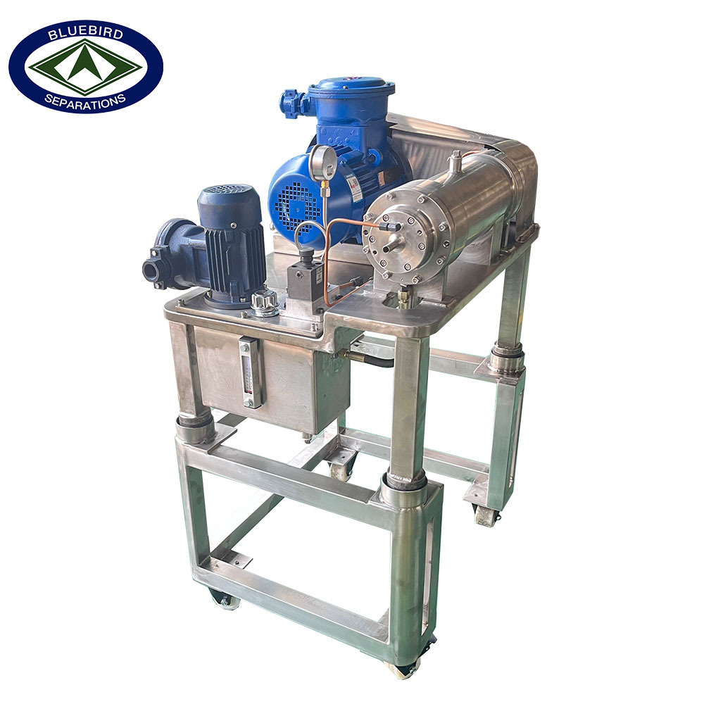 Hot Selling 10000 Rpm Continuous Flow Horizontal Decanter pilot scale decanter centrifuge machine