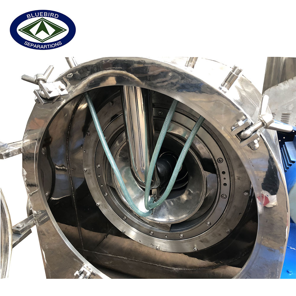 Continuous flow salt production refining machinery centrifuge machine from seawater