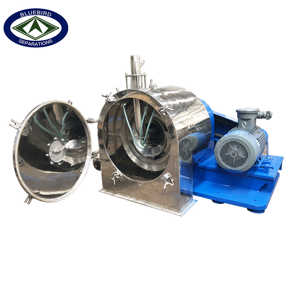 Continuous flow salt production refining machinery centrifuge machine from seawater