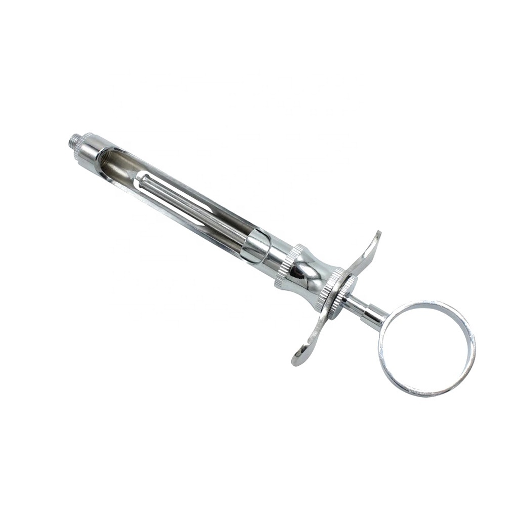 Hot Selling Dental Dowell Aspirating Syringe 16cm Stainless Steel Dentist Cook Waite Syringe Dentistry Instrument Injector Tools