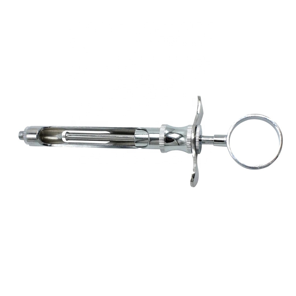 Hot Selling Dental Dowell Aspirating Syringe 16cm Stainless Steel Dentist Cook Waite Syringe Dentistry Instrument Injector Tools