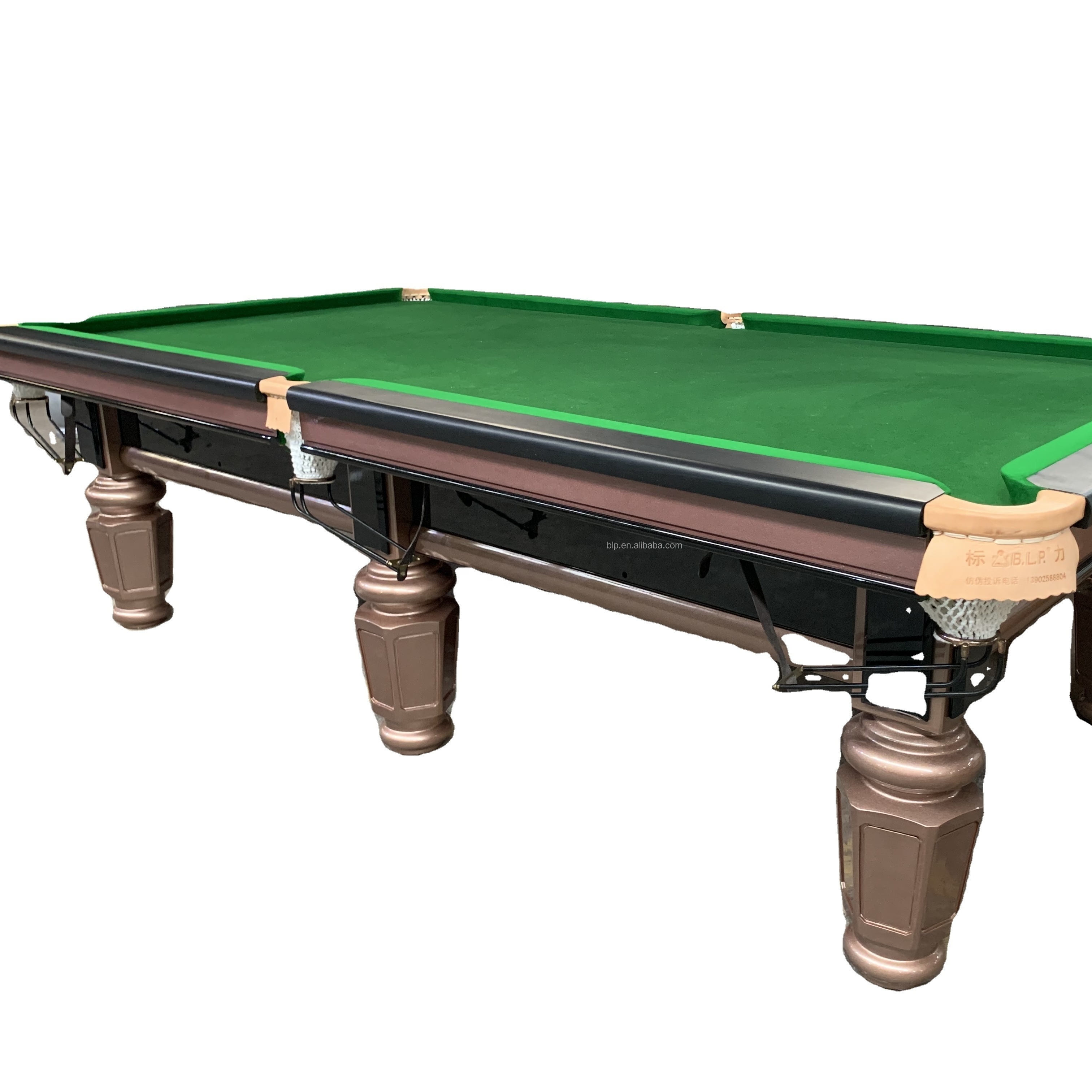 BLP-S-01 Biaoli High-class billiard pool table, new-style, Chinese eight ball, solid wood with slate