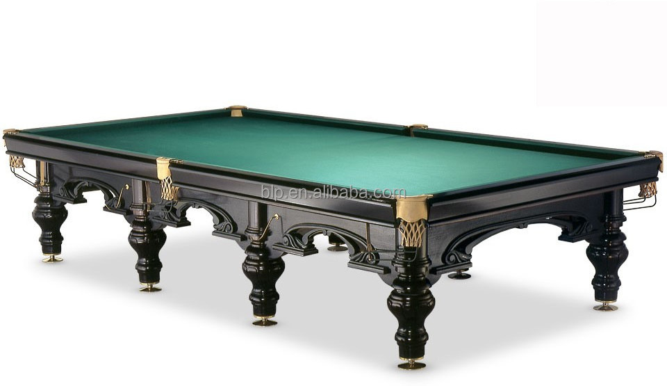 BLP 12ft Solid wood russian pyramid snooker billiard table for tournament use