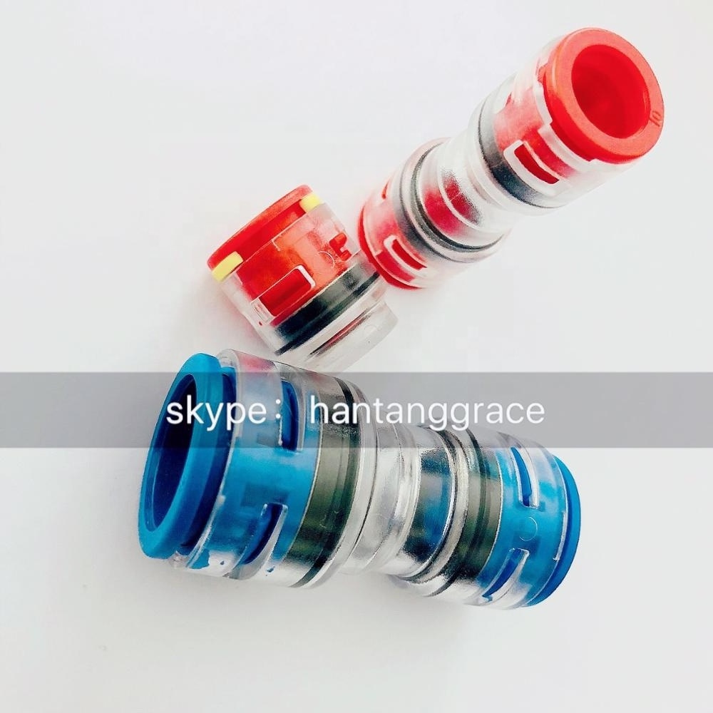 Microuduct connector Telecom plastic optical fiber Hdpe Microducts coupler