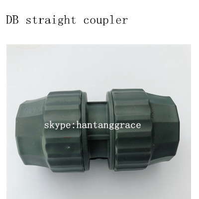 China supplier connector PE compression PIPE FITTINGS,PP compression fittings,rubber compression fitting