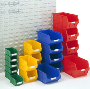 Warehouse Plastic Stackable Storage Shelf Bins