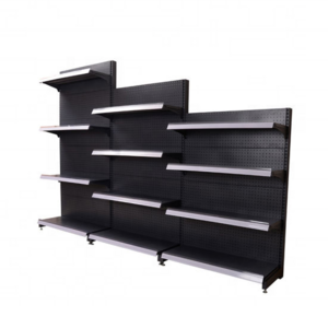 Design Gondola Supermarket Shelf with Glass Layer display racks store shelve